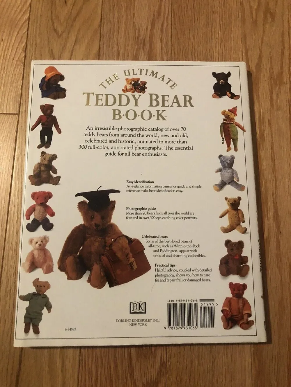 The Ultimate Teddy Bear Book Vintage‎ by Pauline Cockrill 1991 Hardcover